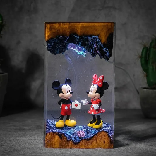 Mickey and Minnie Lamp